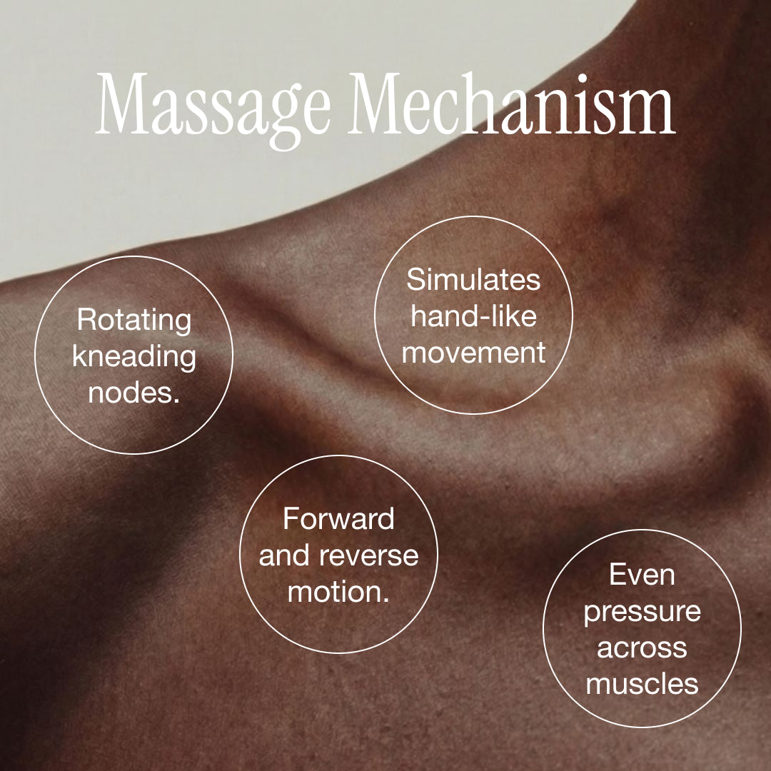 Shoulder Kneading Massage Shawl with Red Light & Heat by Restore Red