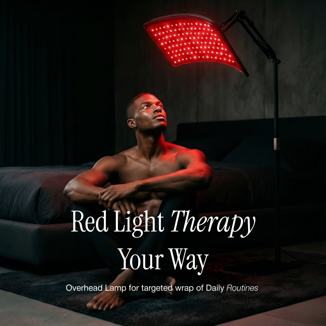 Red Light Therapy Floor Lamp with Detachable Wrap by Restore Red