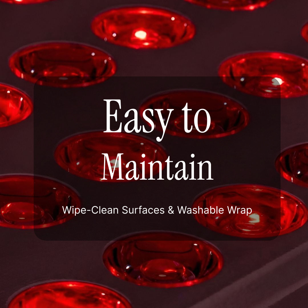 Red Light Therapy Floor Lamp with Detachable Wrap by Restore Red