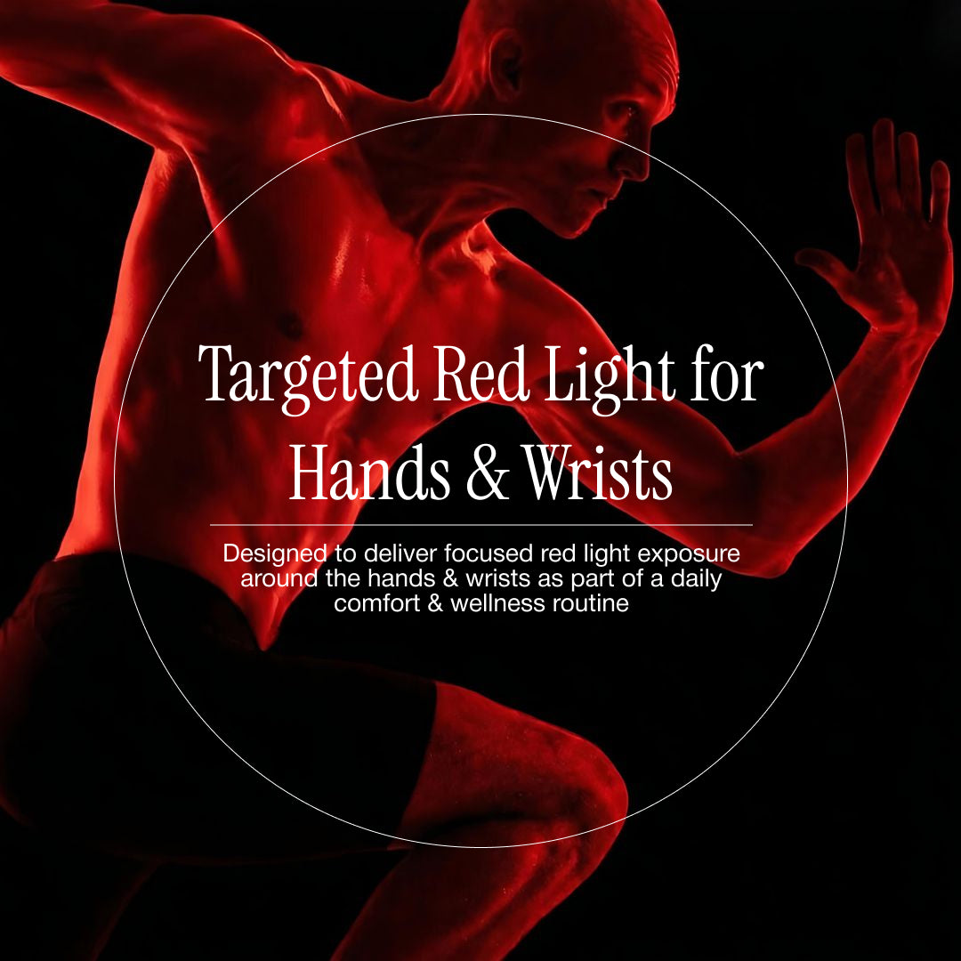 Wireless Red Light Therapy Heating Gloves by Restore Red