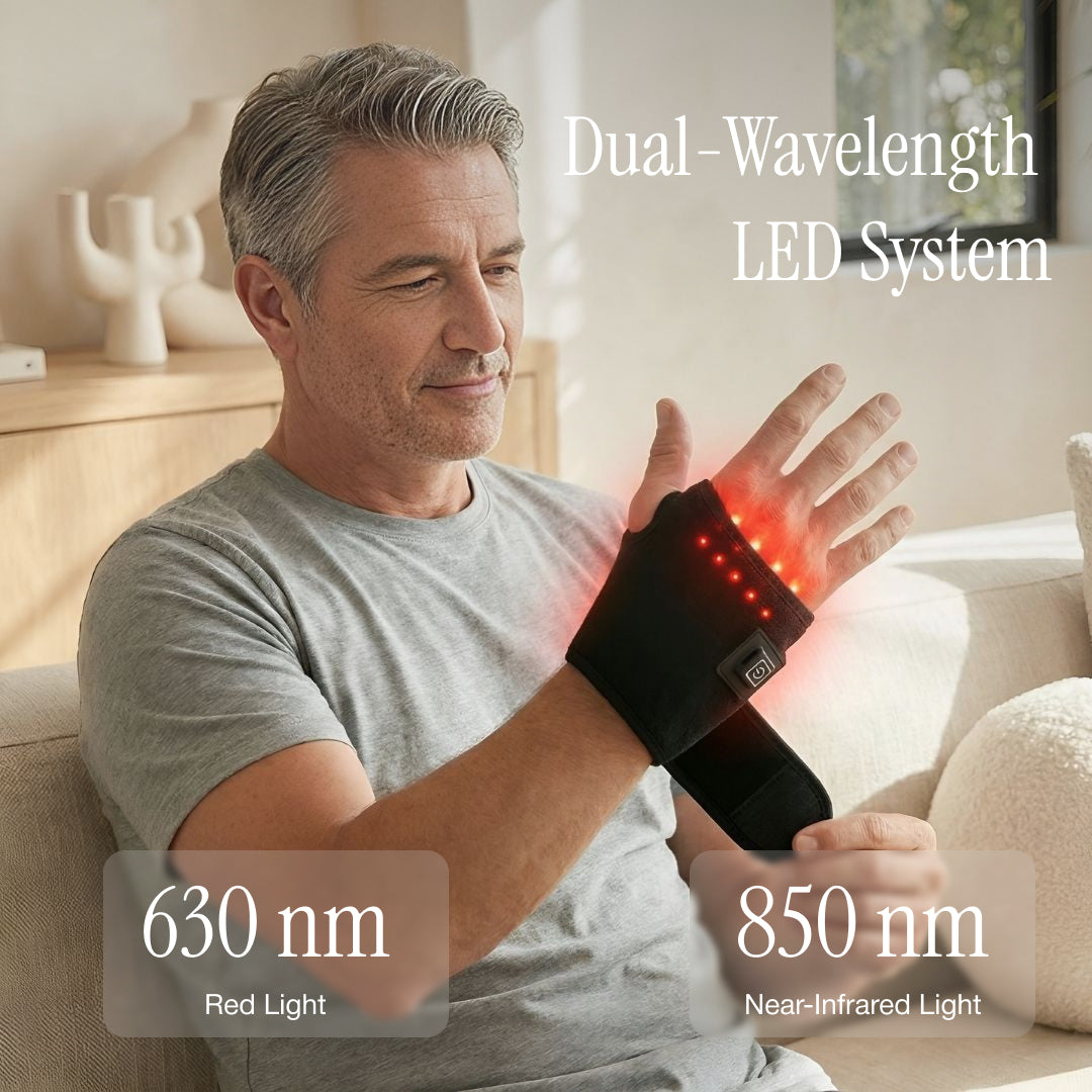 Red Light Therapy Wrist Wrap by Restore Red