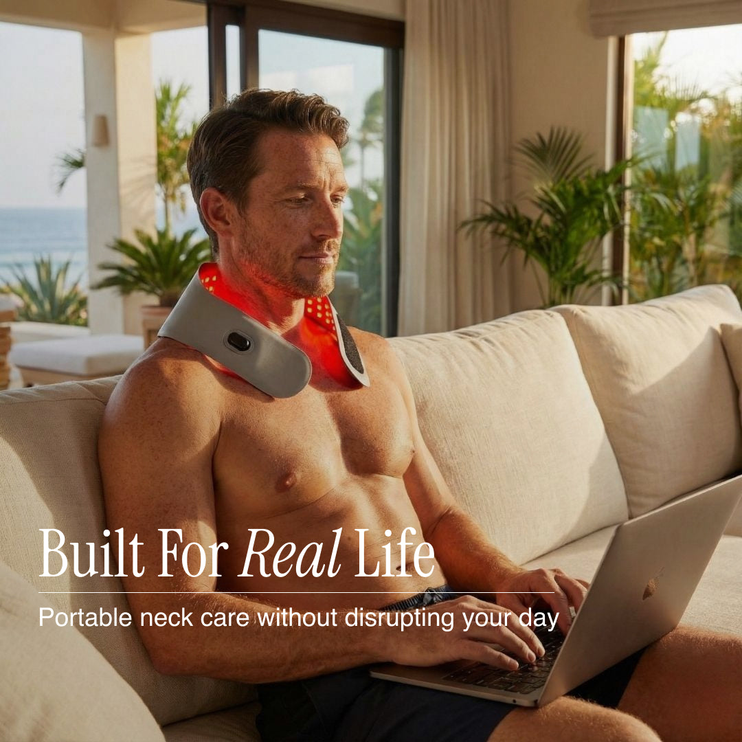 LED Red & Near-Infrared Neck Therapy Device by Restore Red